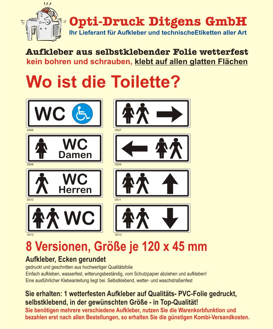 Wo Ist Die Toilette WC Hinweisschilder Damen Herren Rollstuhl Klo EBay Wo ist die toilette wc hinweisschilder damen herren rollstuhl klo ebay